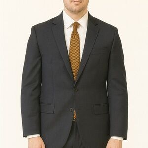 Jhane Barnes Brown and Yellow Tie Accessories